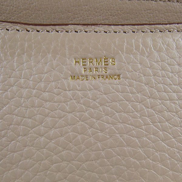 7A Hermes Constance Togo Leather Single Bag Grey Gold Hardware H020 - Click Image to Close